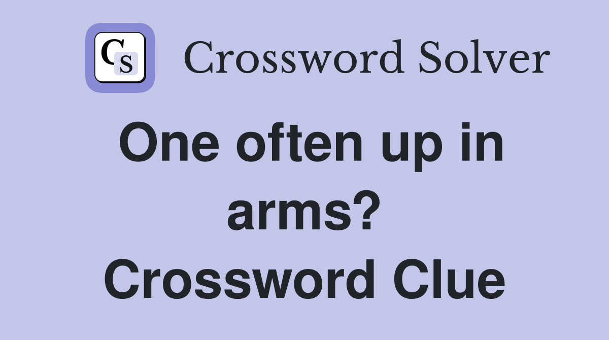 One often up in arms? Crossword Clue