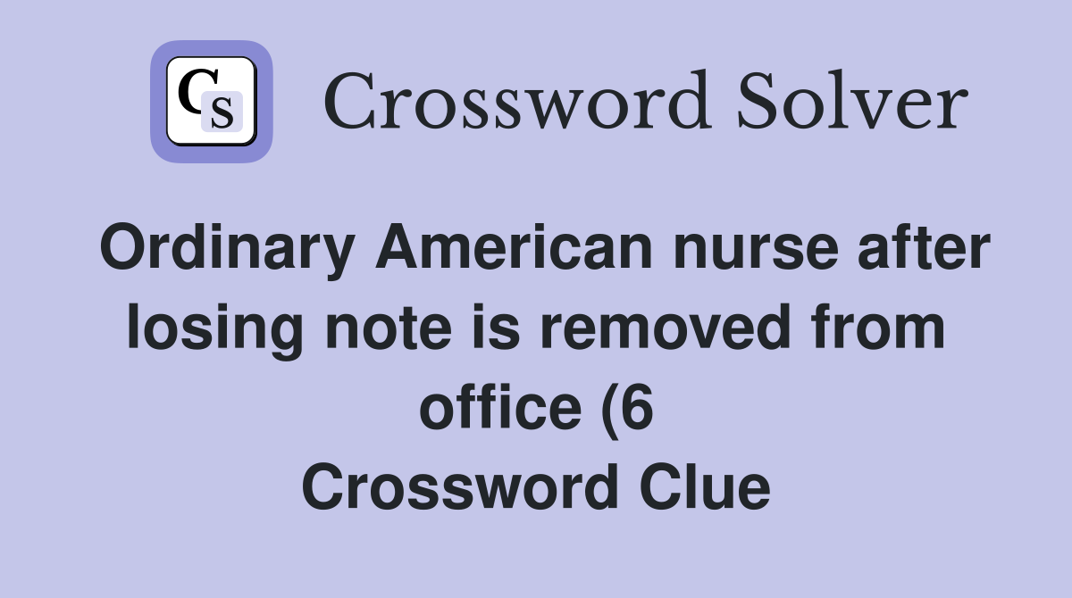 Ordinary American nurse after losing note is removed from office (6 Ordinary American nurse after losing note is removed from office (6
