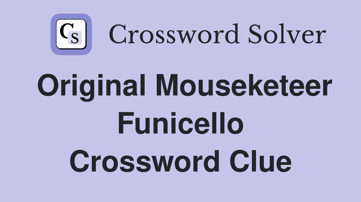 Original Mouseketeer Funicello Crossword Clue