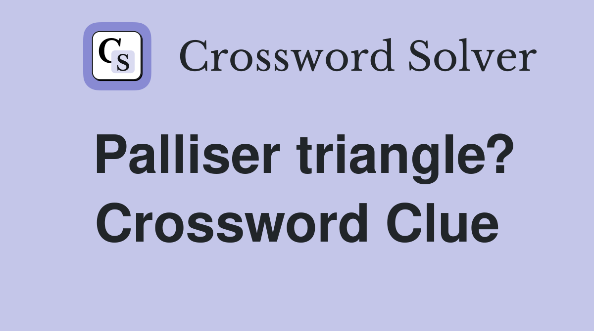 Palliser triangle? Crossword Clue