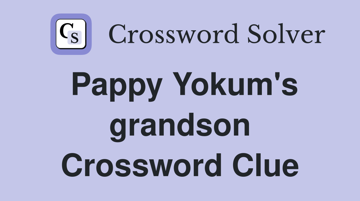 Pappy Yokum's grandson Crossword Clue