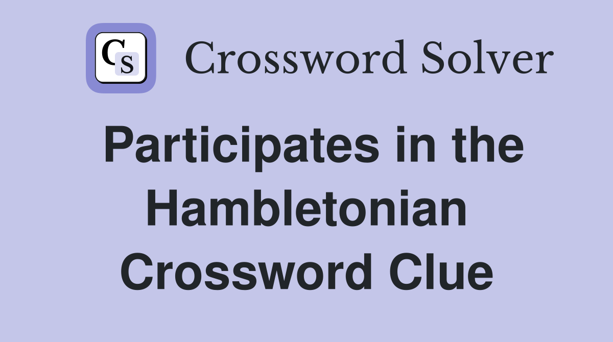 Participates in the Hambletonian Crossword Clue