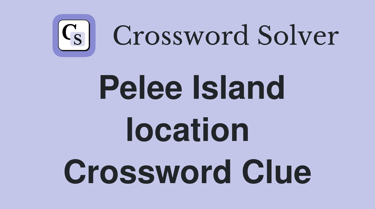 Pelee Island location Crossword Clue