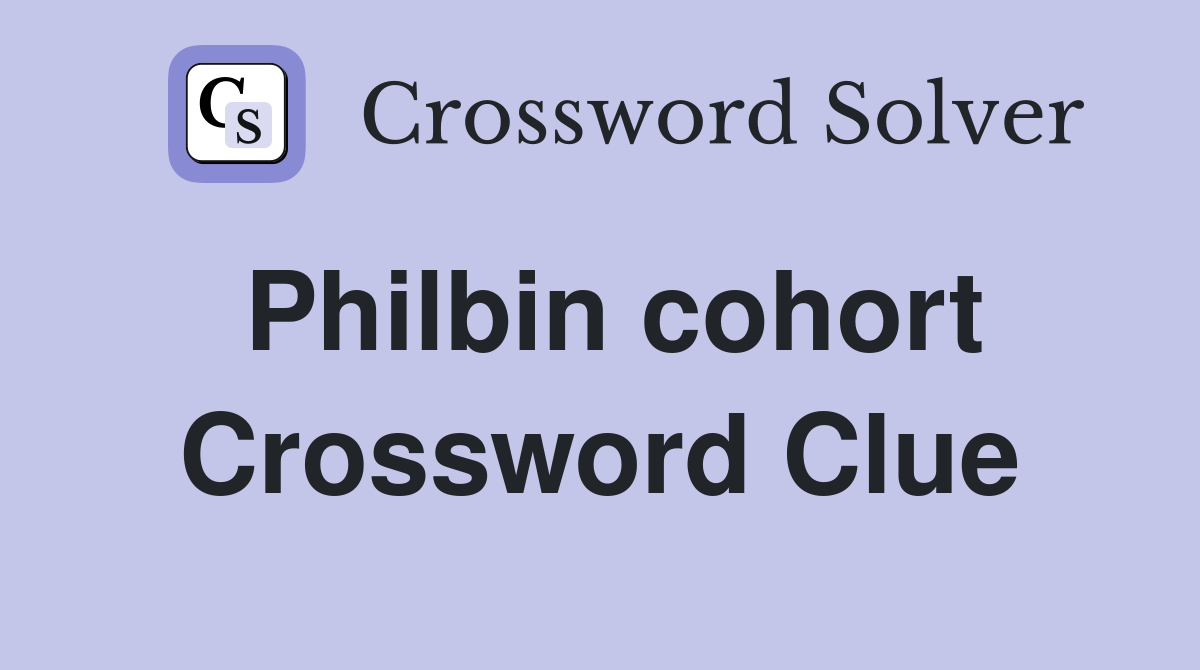Philbin cohort Crossword Clue
