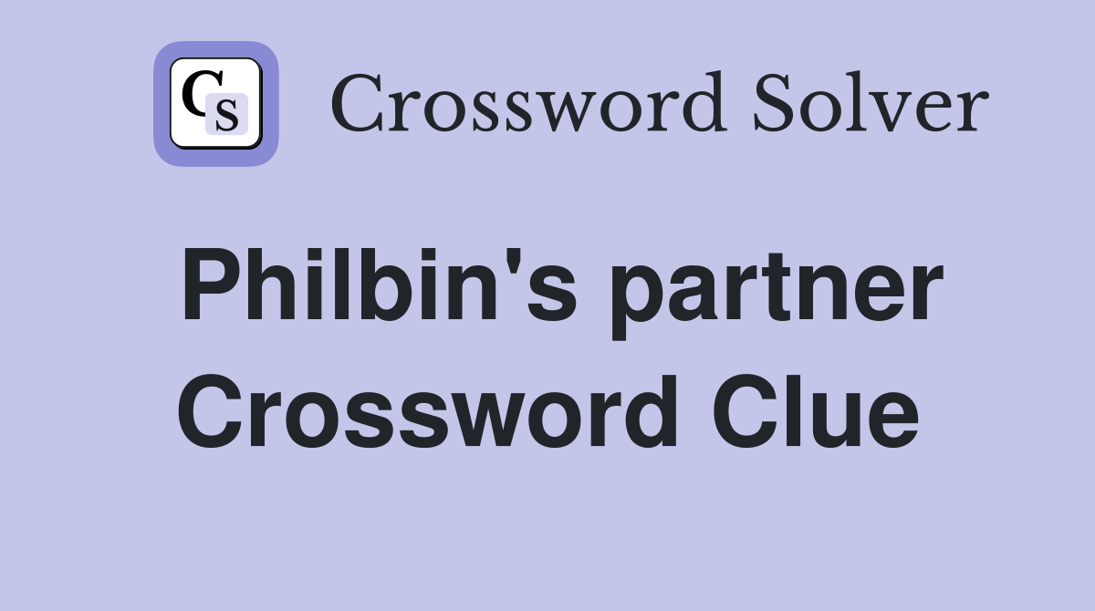 Philbin's partner Crossword Clue
