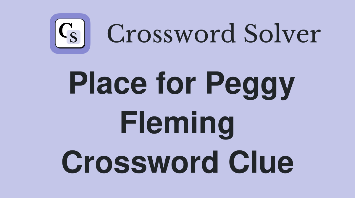 Place for Peggy Fleming Crossword Clue