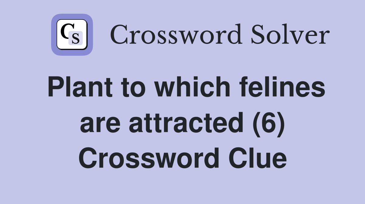 Plant to which felines are attracted (6) Crossword Clue