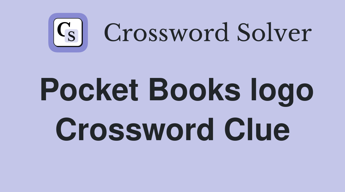 Pocket Books logo Crossword Clue