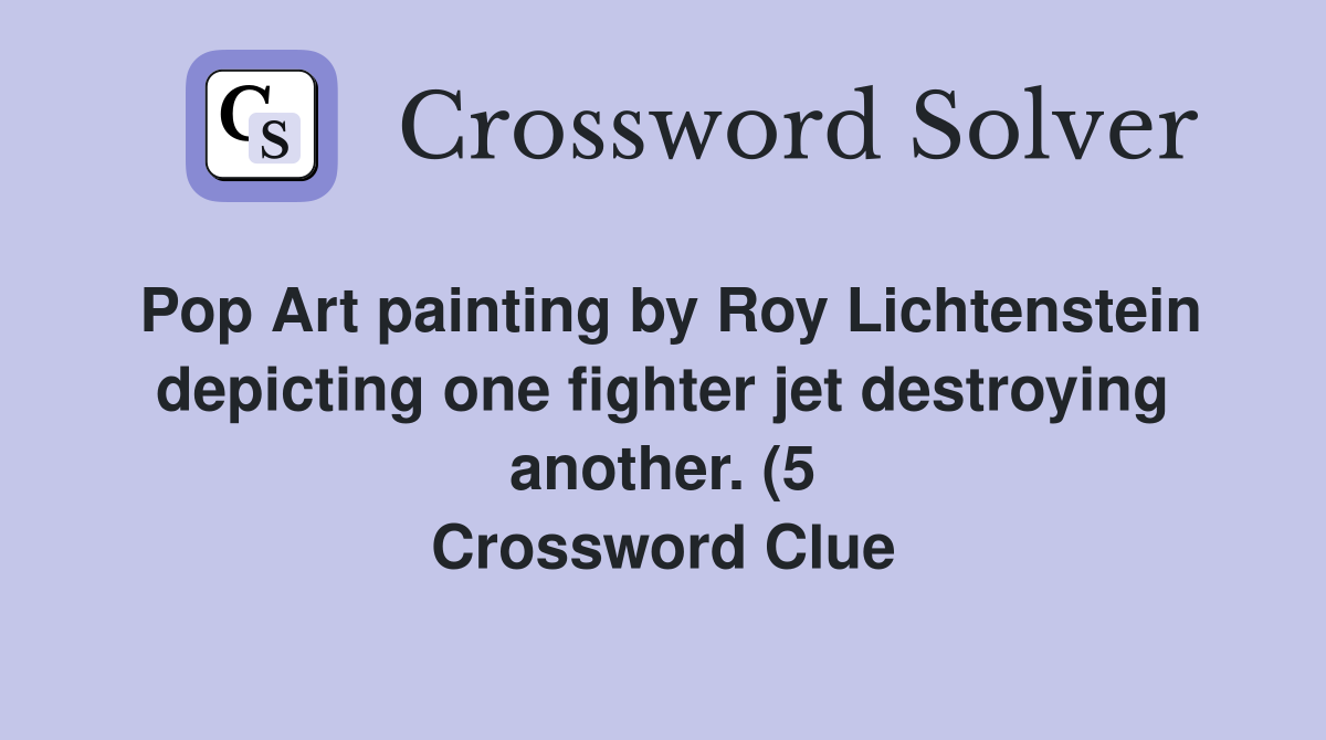 Pop Art painting by Roy Lichtenstein depicting one fighter jet Pop Art painting by Roy Lichtenstein depicting one fighter jet