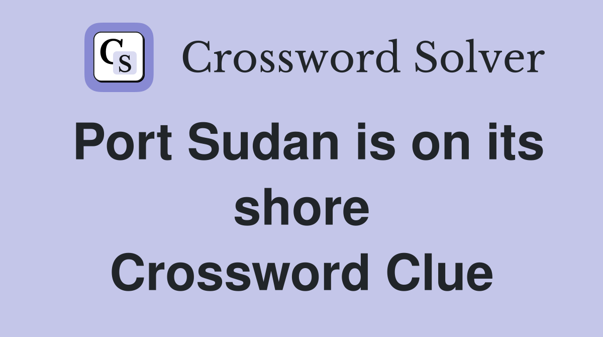Port Sudan is on its shore Crossword Clue