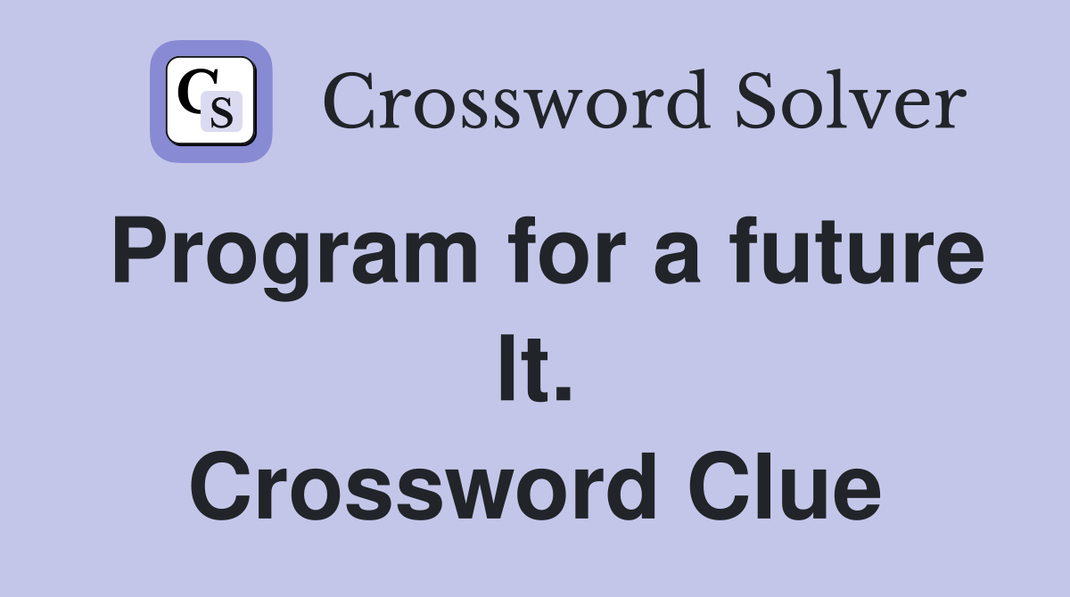 Program for a future lt. Crossword Clue