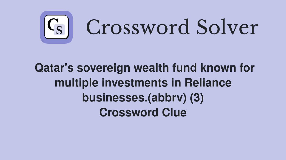 Qatar #39 s sovereign wealth fund known for multiple investments in