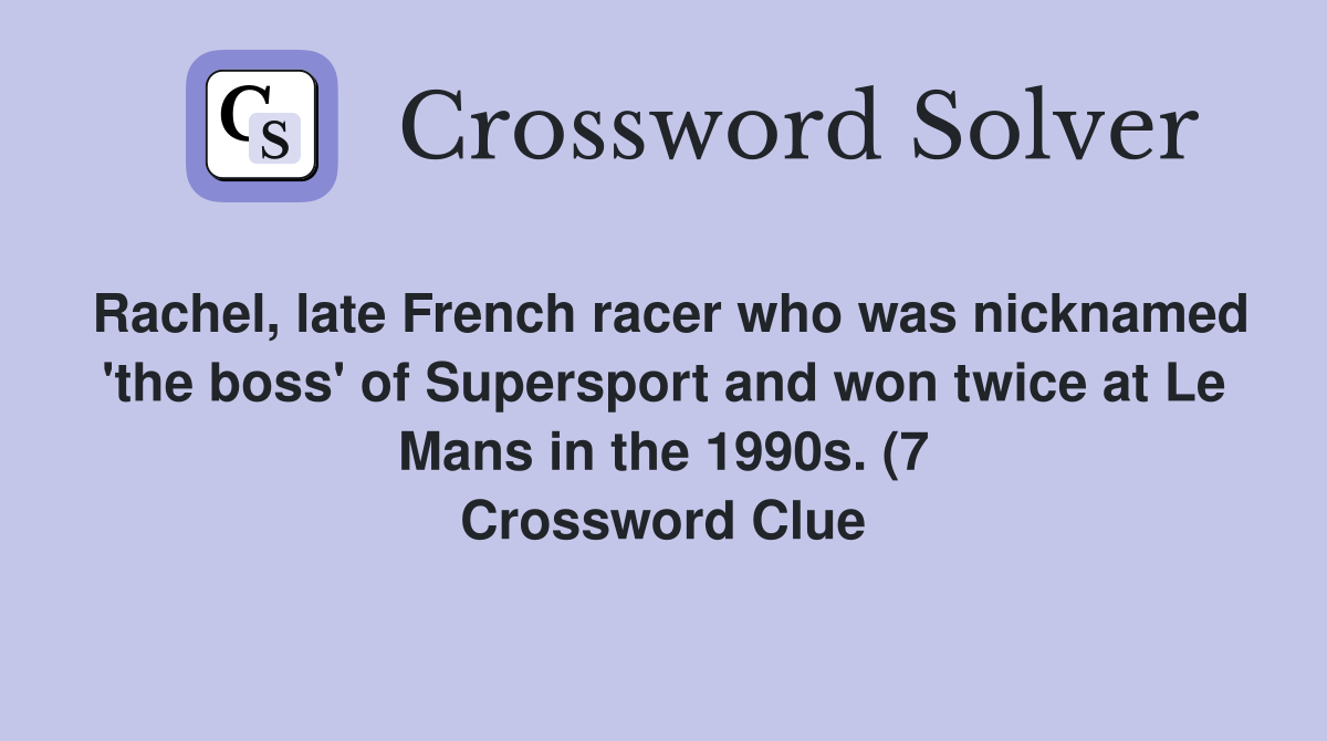 Rachel late French racer who was nicknamed #39 the boss #39 of Supersport Rachel late French racer who was nicknamed #39 the boss #39 of Supersport