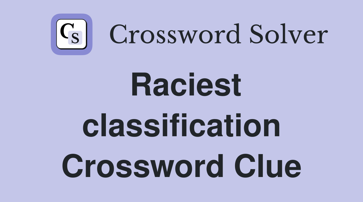 Raciest classification Crossword Clue