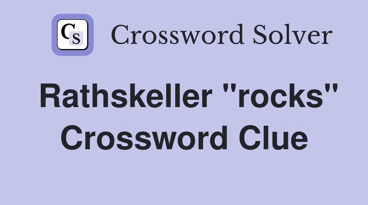 Rathskeller "rocks" Crossword Clue