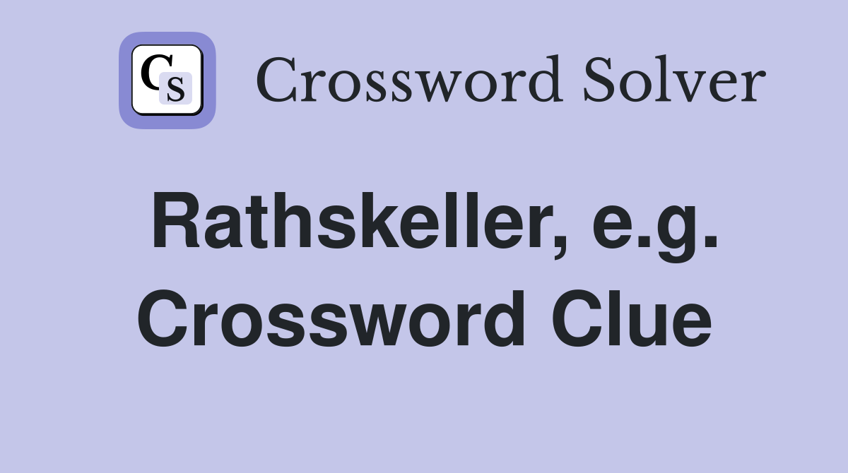 Rathskeller, e.g. Crossword Clue
