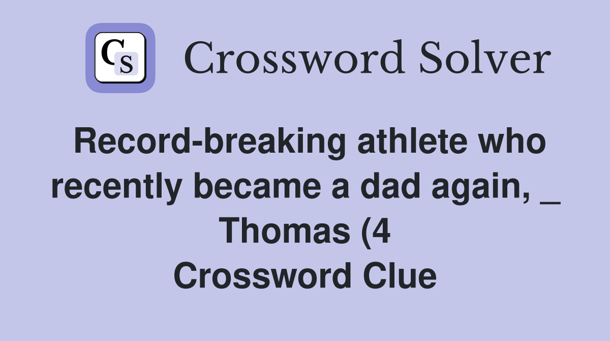 Record breaking athlete who recently became a dad again Thomas (4 Record breaking athlete who recently became a dad again Thomas (4