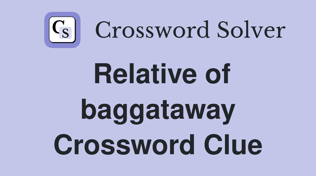 Relative of baggataway Crossword Clue