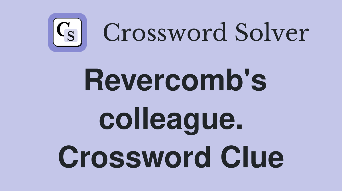 Revercomb's colleague. Crossword Clue
