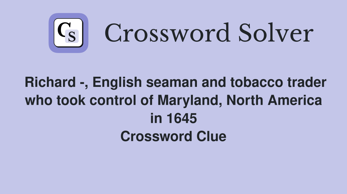 Richard English seaman and tobacco trader who took control of