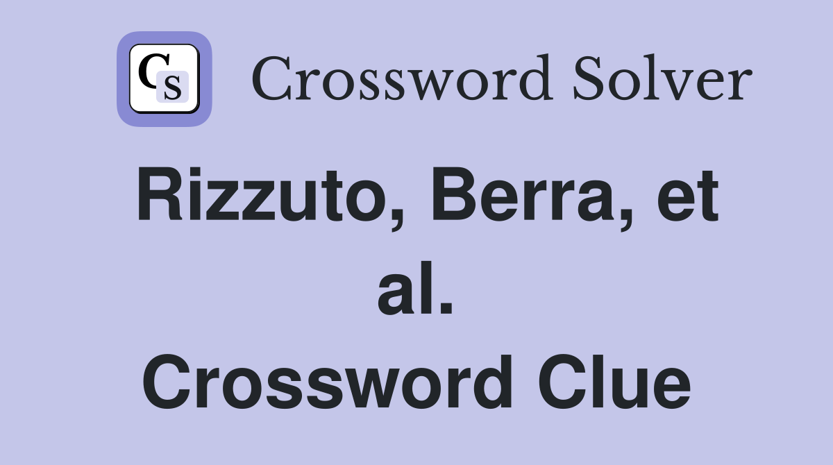 Rizzuto, Berra, et al. Crossword Clue