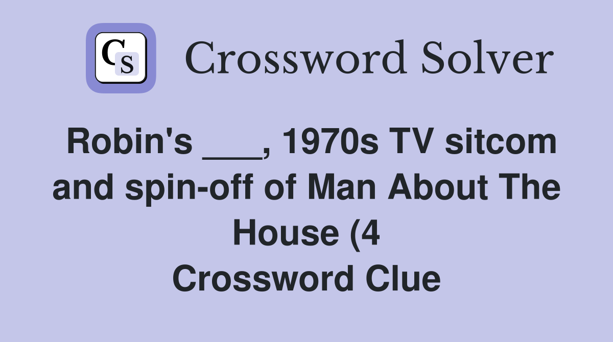 Robin #39 s 1970s TV sitcom and spin off of Man About The House (4 Robin #39 s 1970s TV sitcom and spin off of Man About The House (4