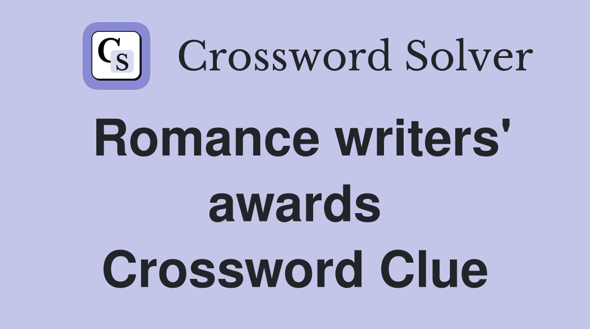 Romance writers' awards Crossword Clue