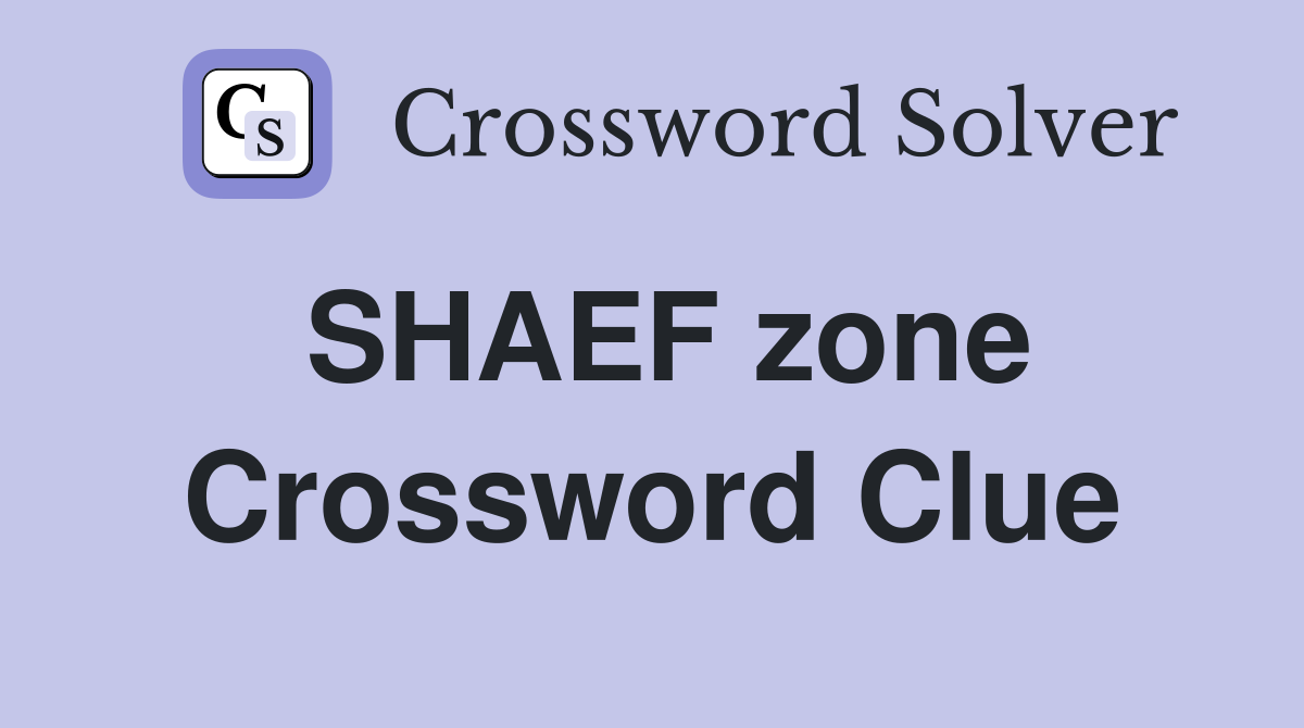 SHAEF zone Crossword Clue