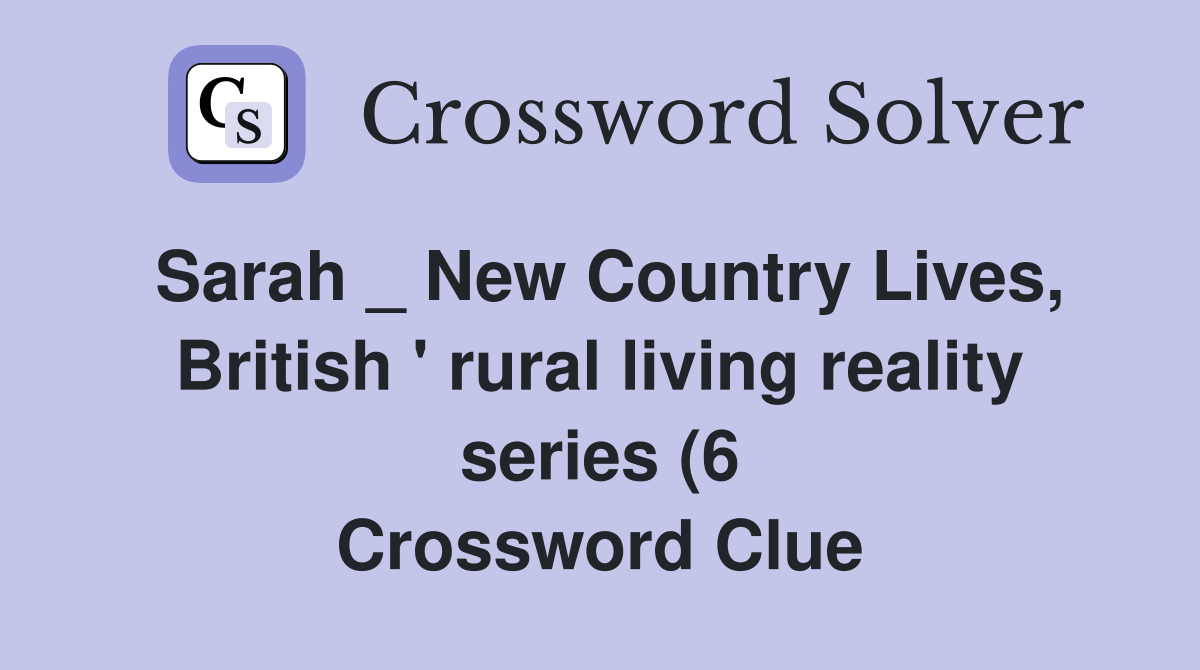 Sarah New Country Lives British #39 rural living reality series (6 Sarah New Country Lives British #39 rural living reality series (6