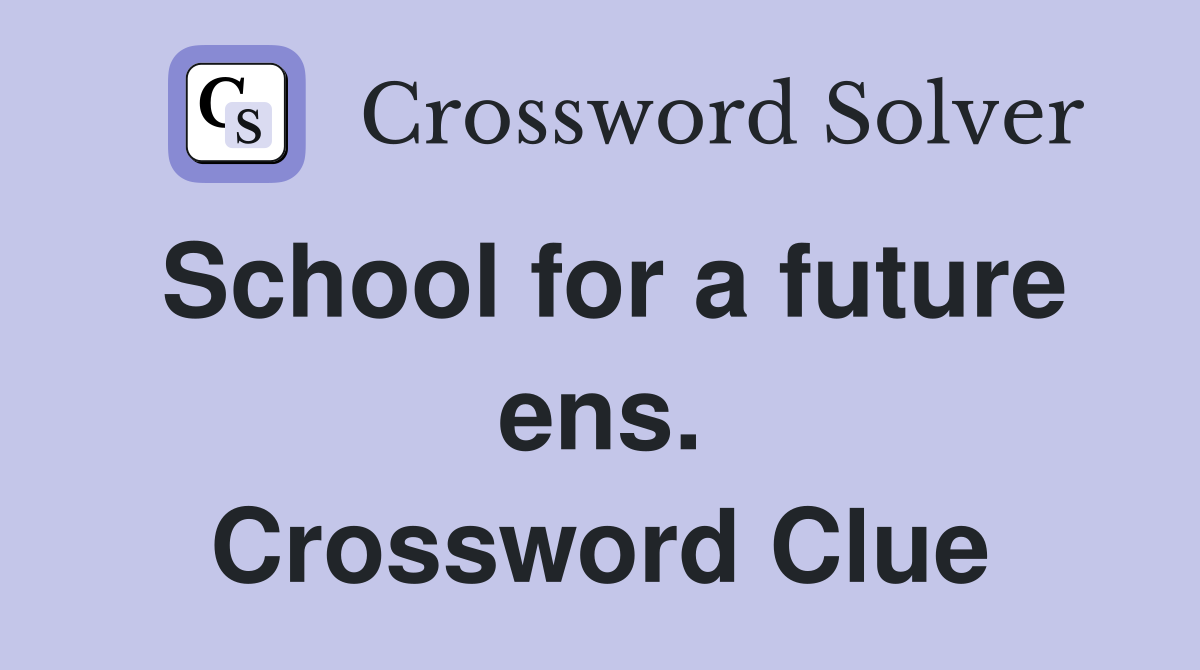 School for a future ens. Crossword Clue