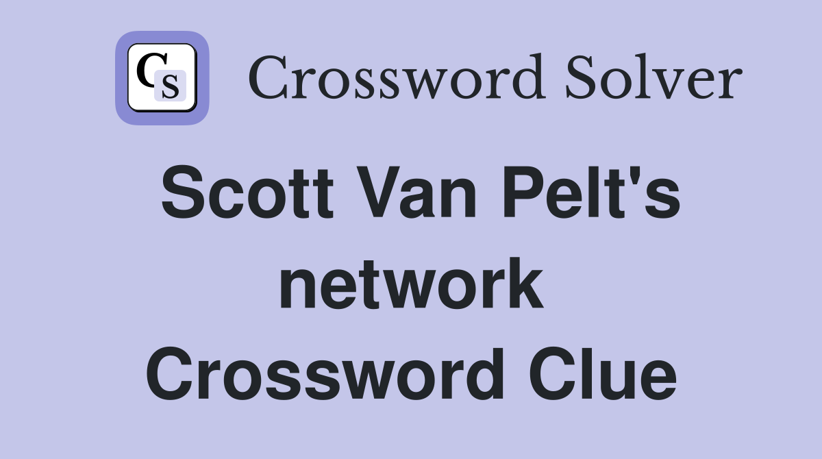Scott Van Pelt's network Crossword Clue