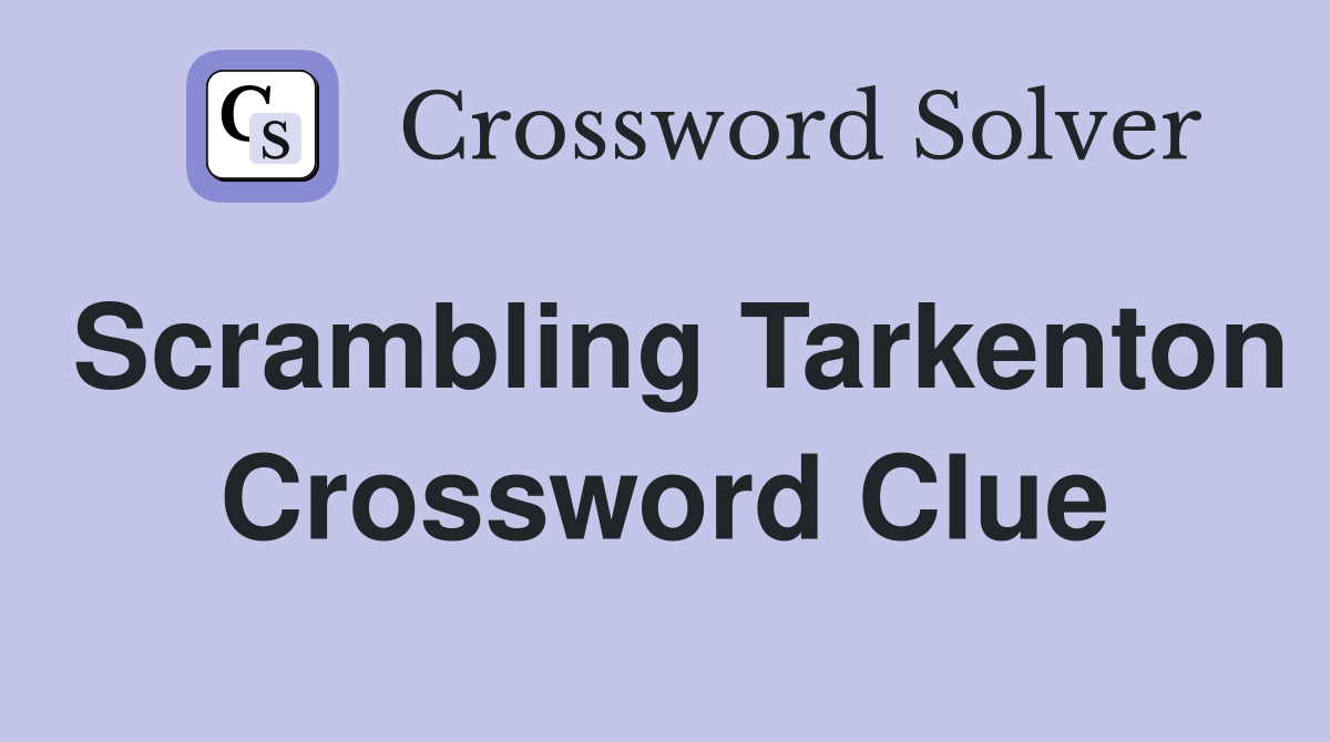 Scrambling Tarkenton Crossword Clue