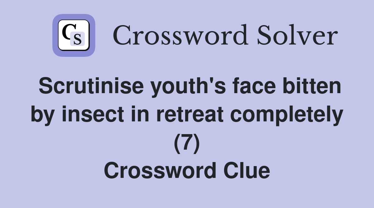Scrutinise youth #39 s face bitten by insect in retreat completely (7