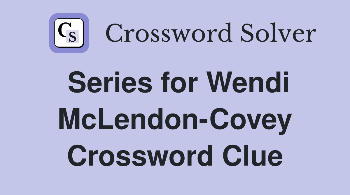 Series for Wendi McLendon-Covey Crossword Clue