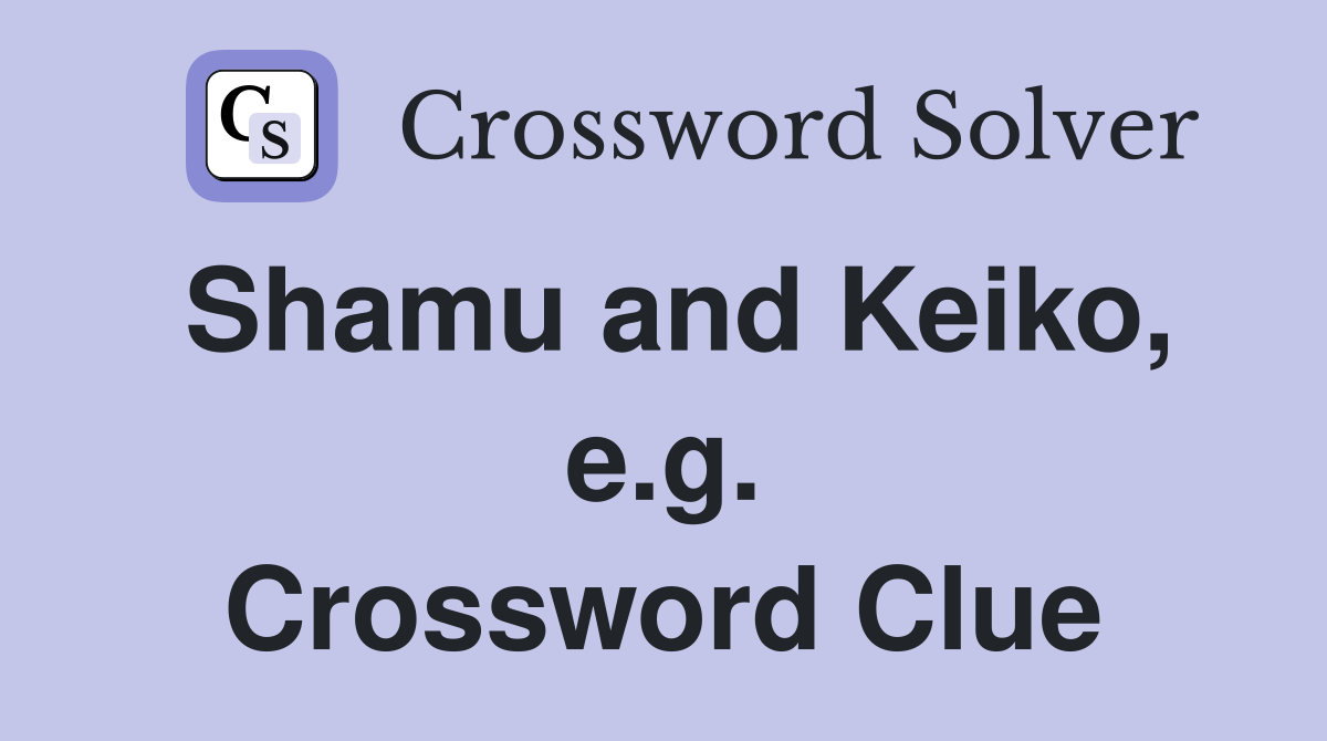 Shamu and Keiko, e.g. Crossword Clue