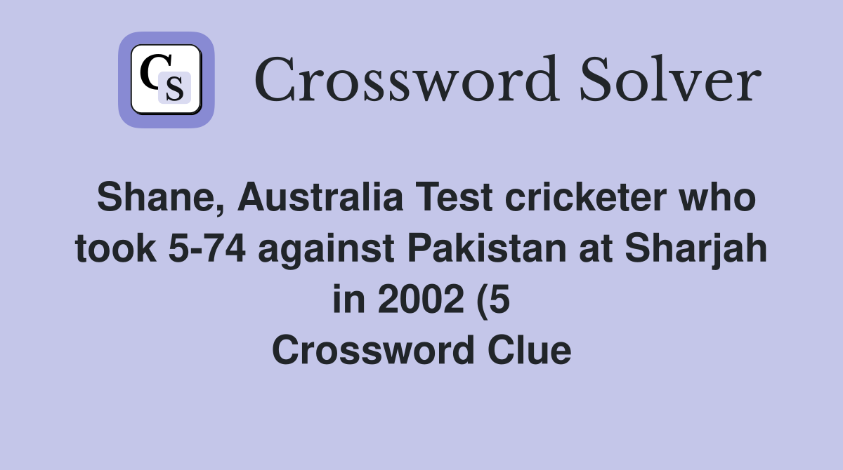 Shane Australia Test cricketer who took 5 74 against Pakistan at Shane Australia Test cricketer who took 5 74 against Pakistan at
