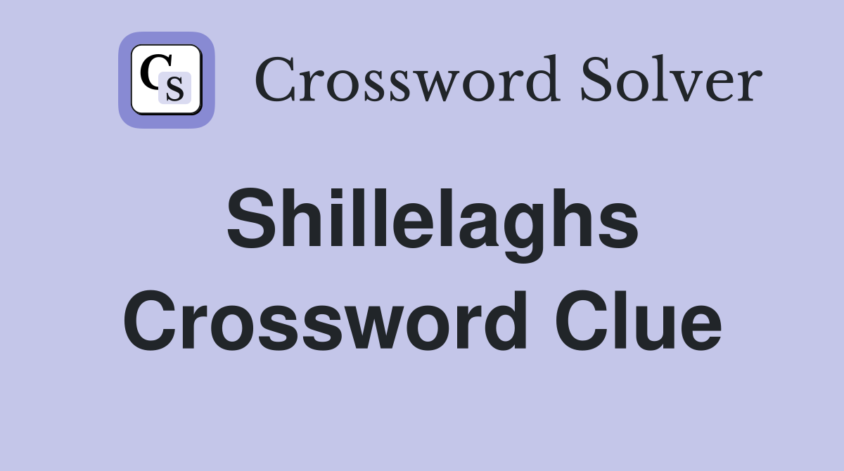 Shillelaghs Crossword Clue