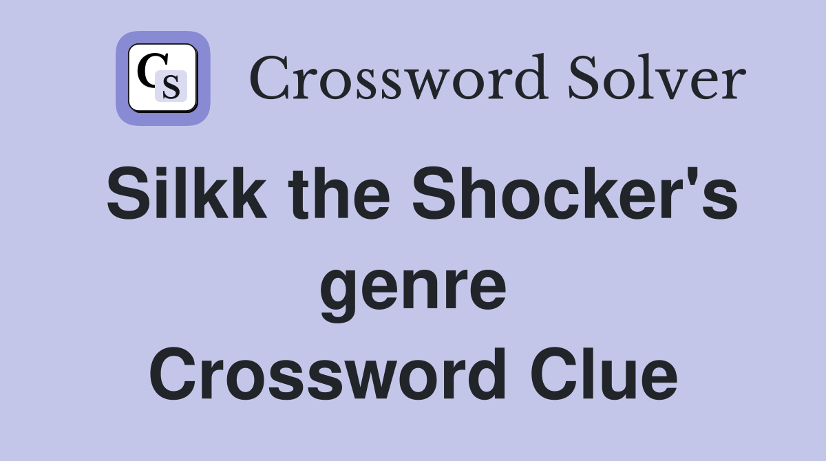 Silkk the Shocker's genre Crossword Clue
