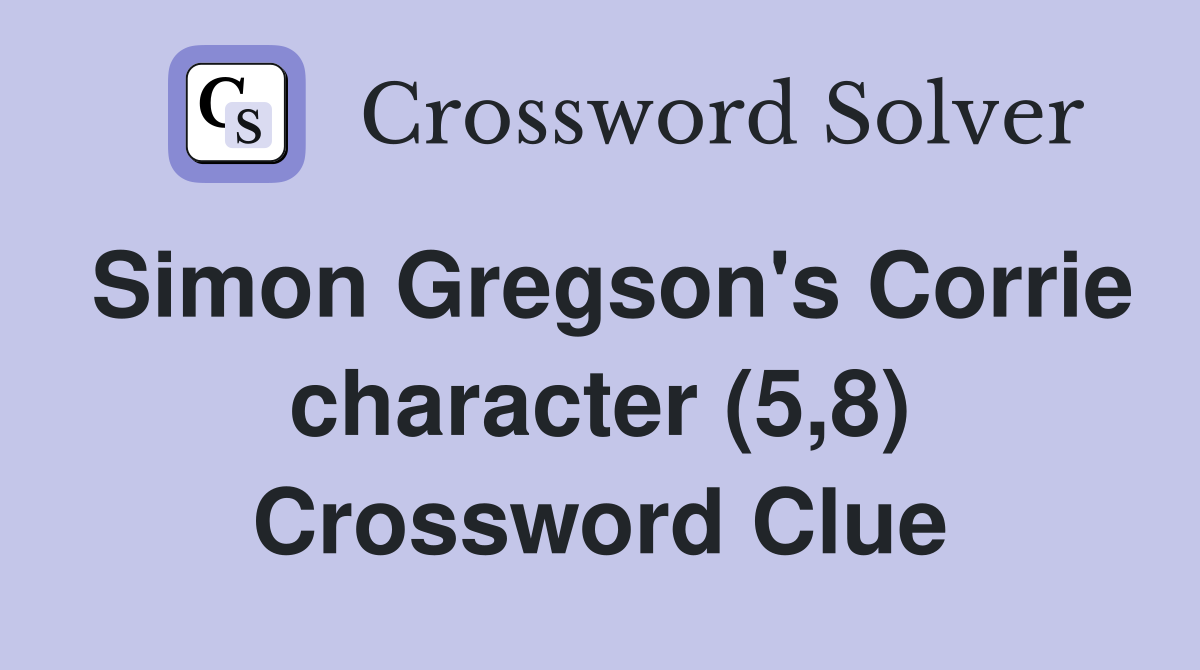 Simon Gregson's Corrie character (5,8) Crossword Clue