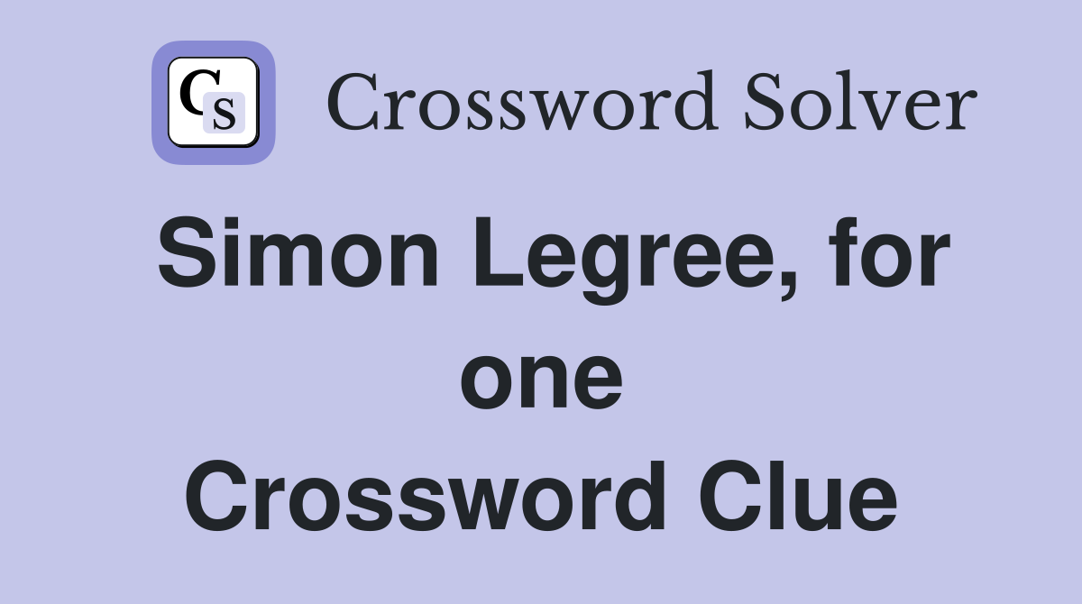 Simon Legree, for one Crossword Clue