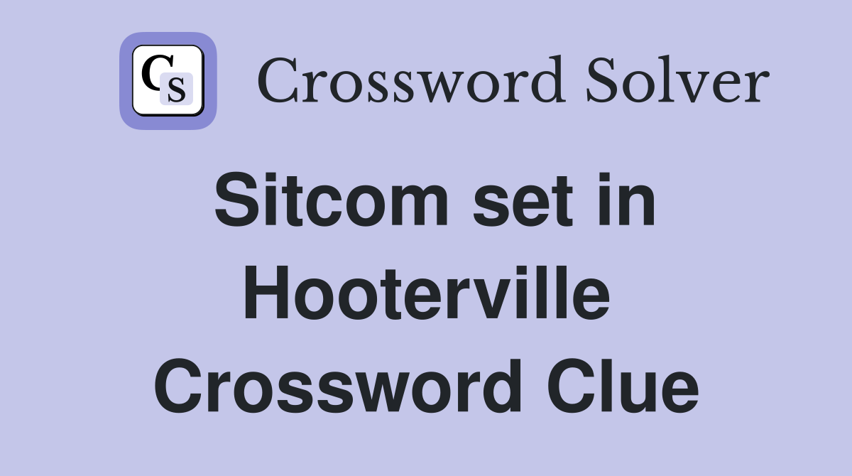 Sitcom set in Hooterville Crossword Clue