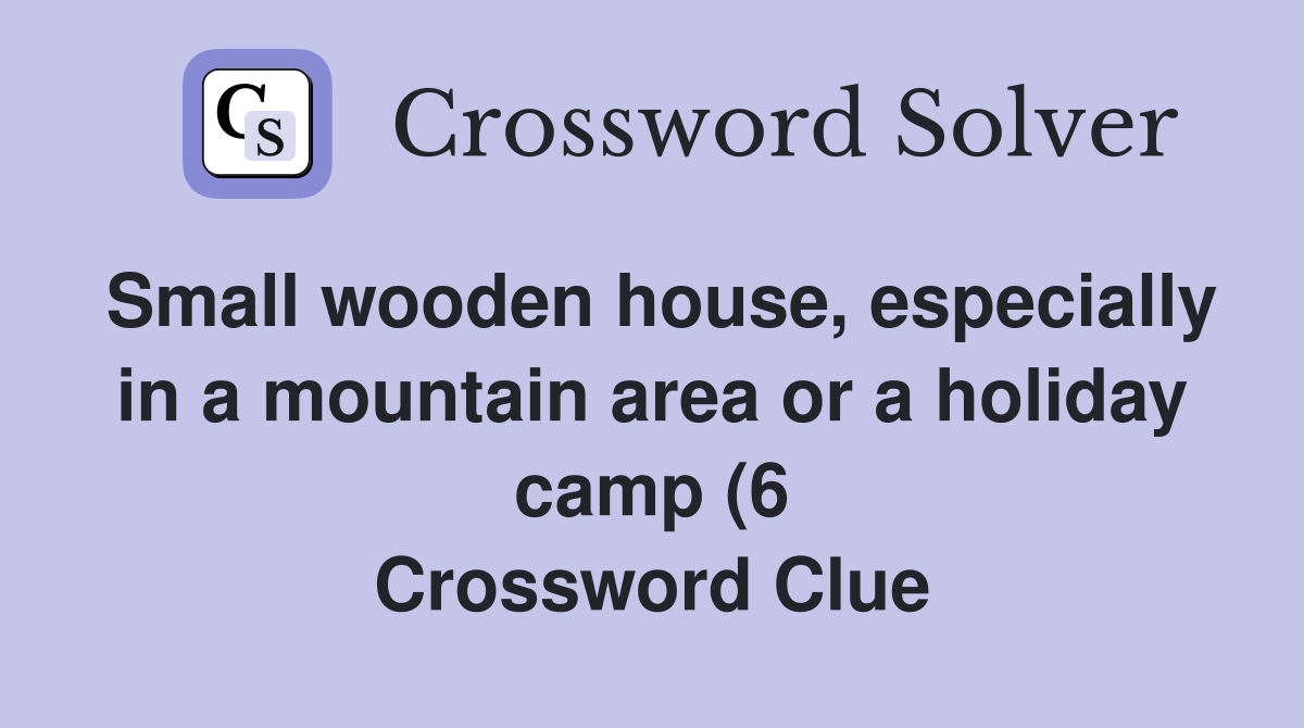 Small wooden house especially in a mountain area or a holiday camp (6 Small wooden house especially in a mountain area or a holiday camp (6