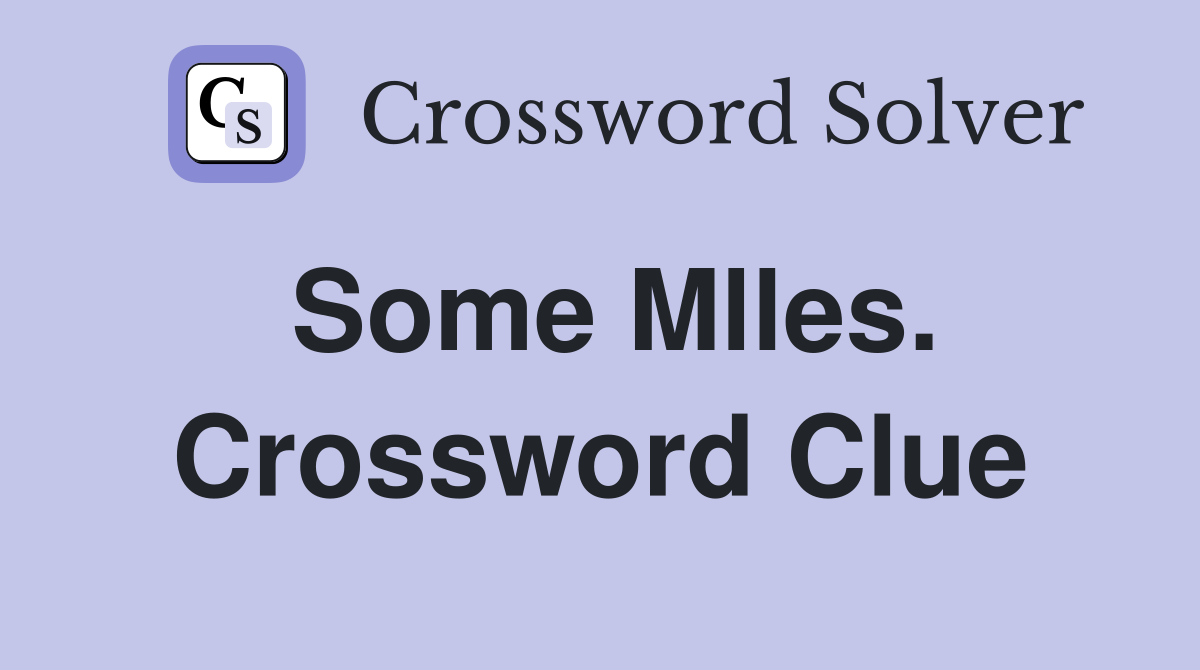 Some Mlles. Crossword Clue