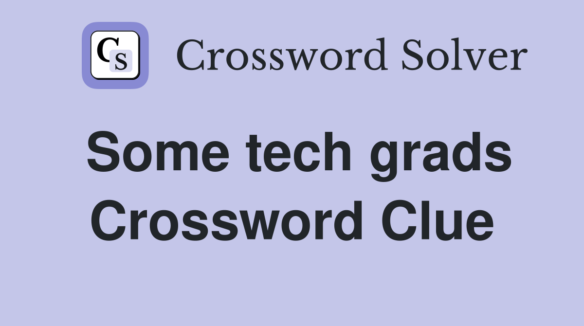 Some tech grads Crossword Clue