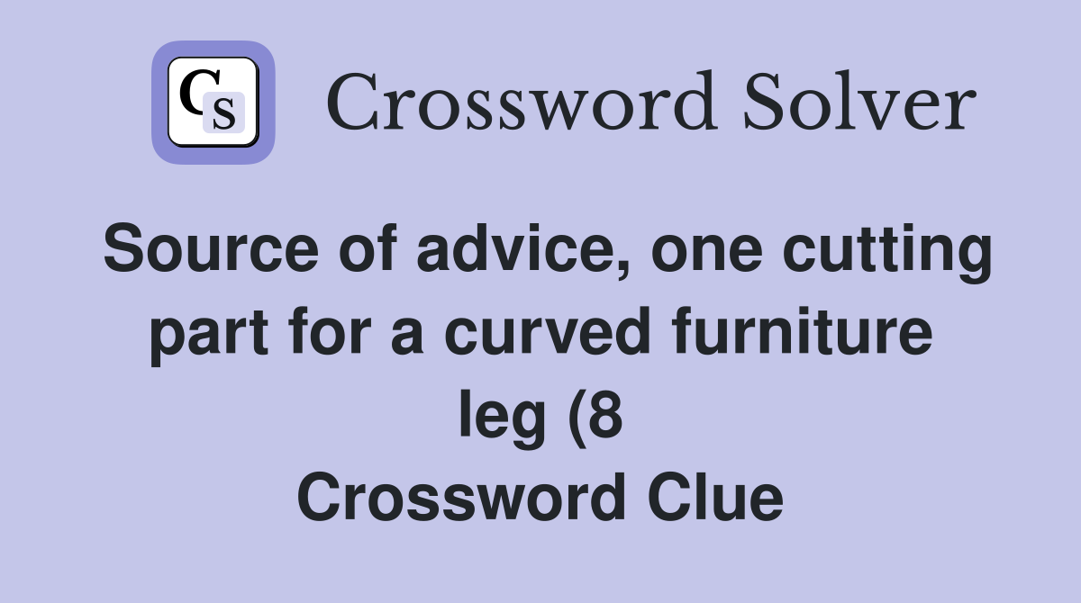 Source of advice one cutting part for a curved furniture leg (8 Source of advice one cutting part for a curved furniture leg (8