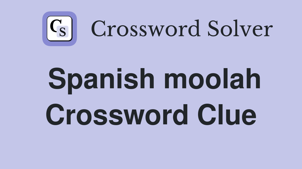 Spanish moolah Crossword Clue