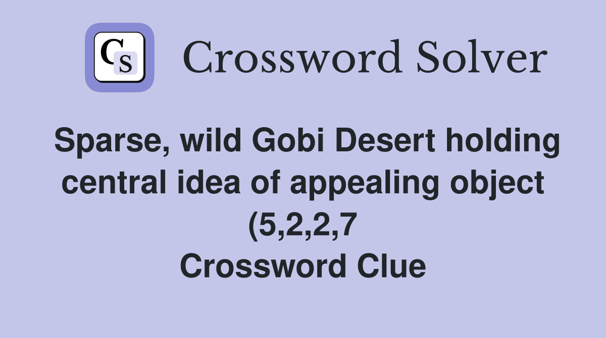 Sparse wild Gobi Desert holding central idea of appealing object (5 2 Sparse wild Gobi Desert holding central idea of appealing object (5 2