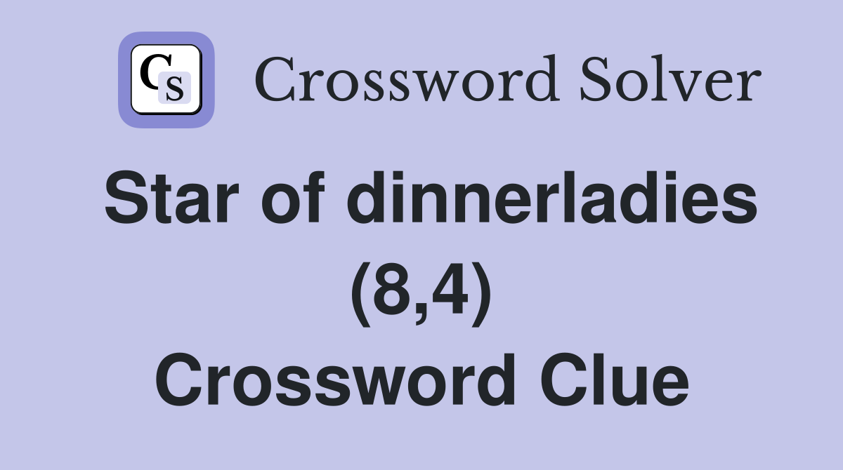 Star of dinnerladies (8,4) Crossword Clue