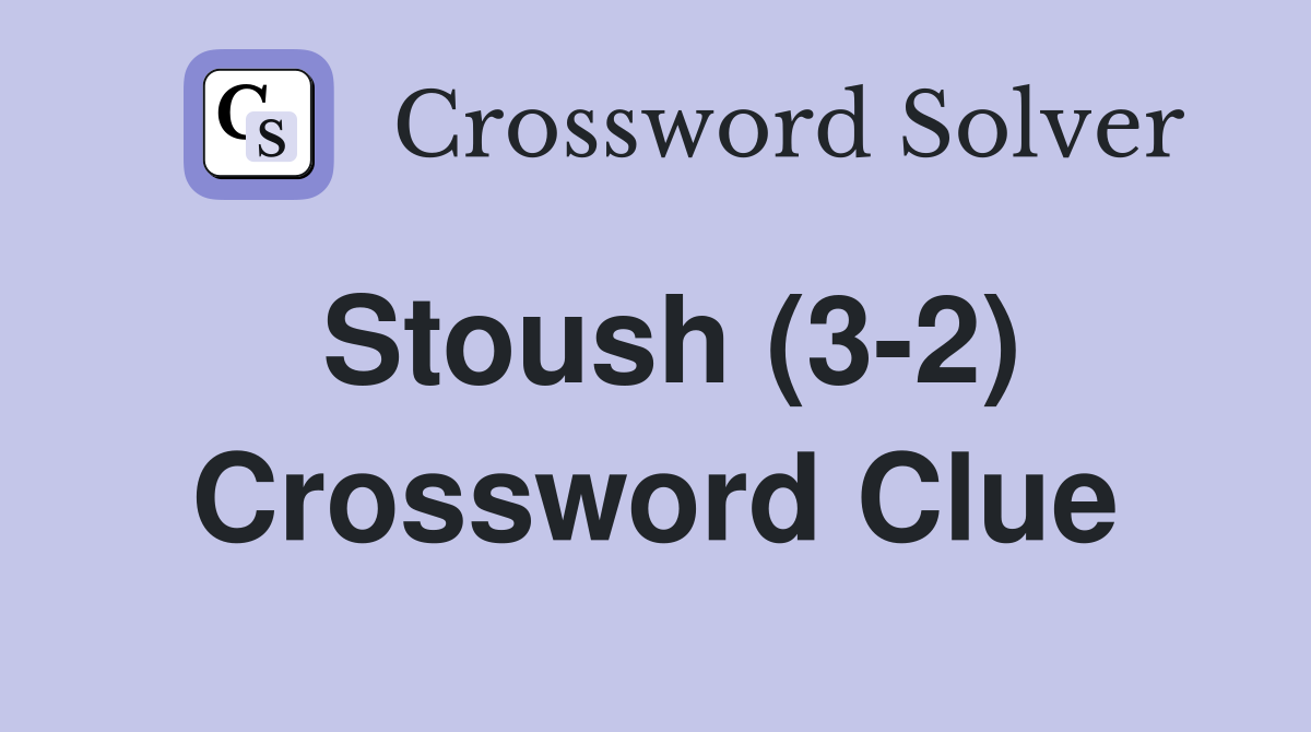 Stoush (3-2) Crossword Clue