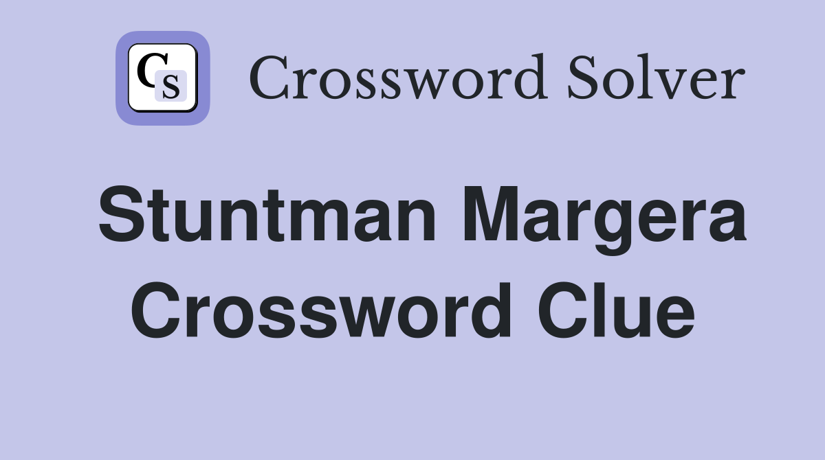Stuntman Margera Crossword Clue